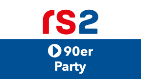 94,3 rs2 - 90er Party Logo