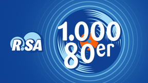 R.SA 1.000 Achtziger Logo